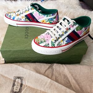 GUCCI Ken Scott floral print sneakers
